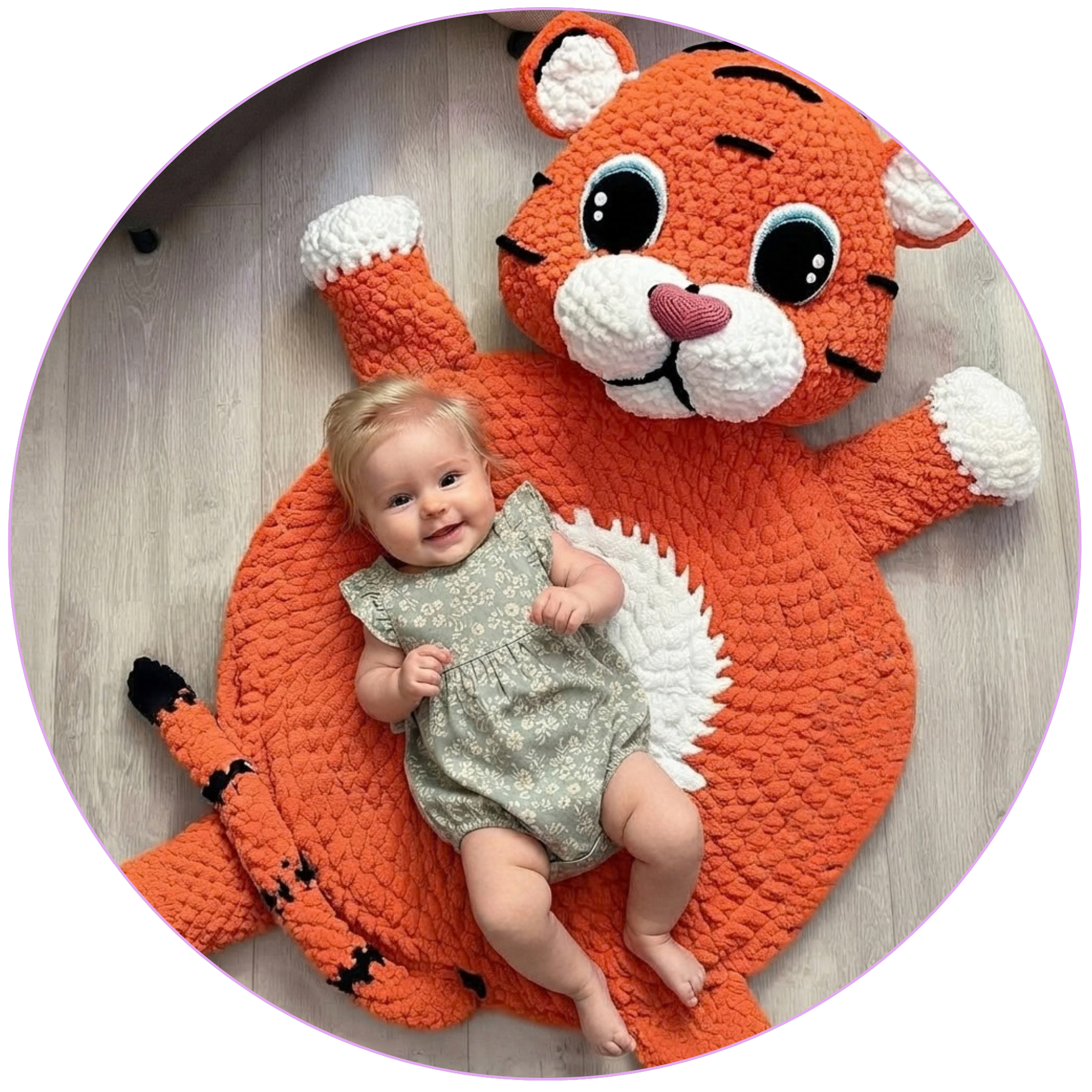 Tiger Rug  Pattern