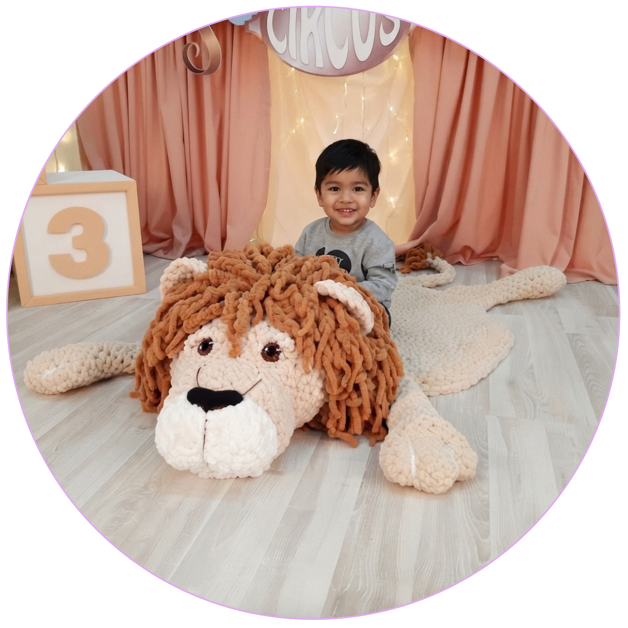 Lion Rug  Pattern